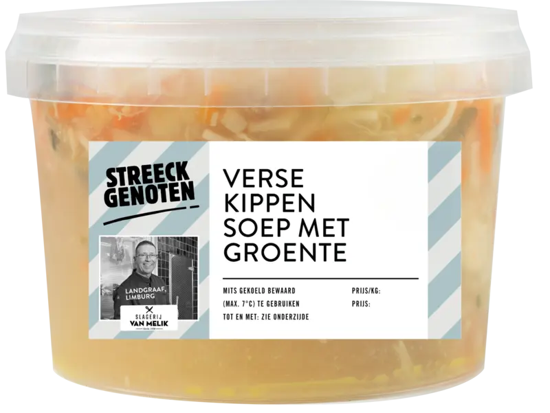 Kippensoep met groente