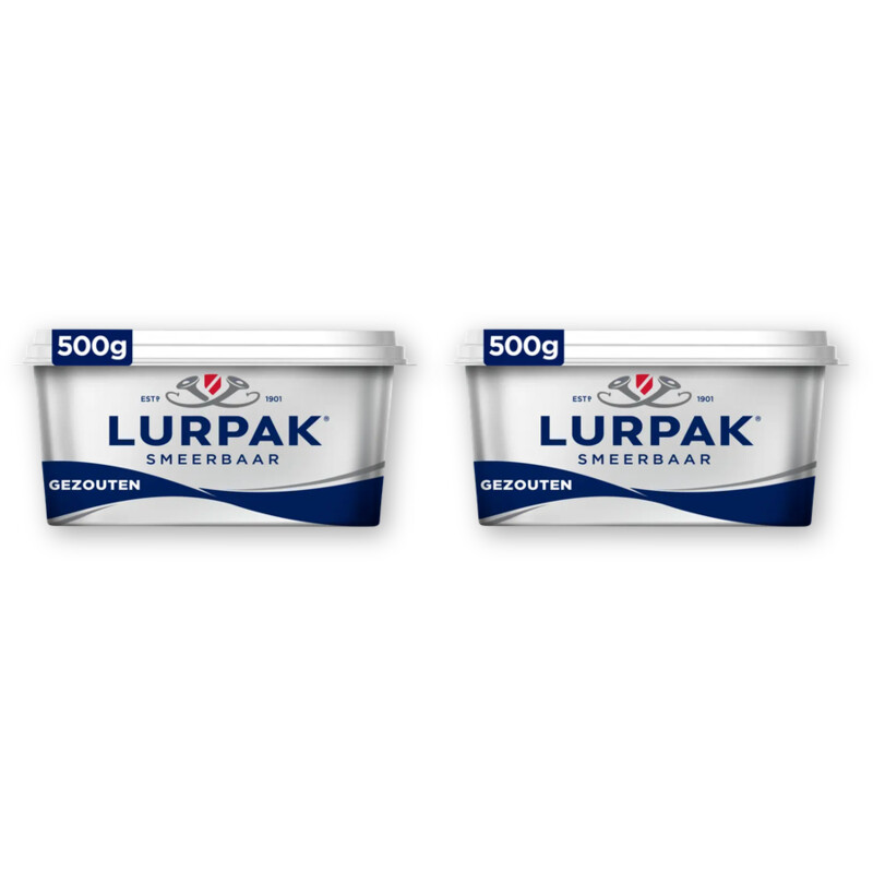 Lurpak Smeerbaar gezouten 2-pack
