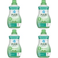 Een afbeelding van AH Puur vloeibaar wasmiddel wit 4-pack