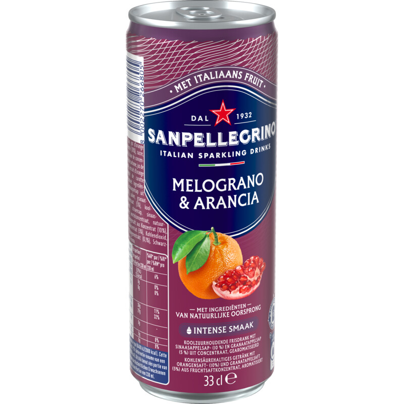 Een afbeelding van S. Pellegrino Melograno & arancia