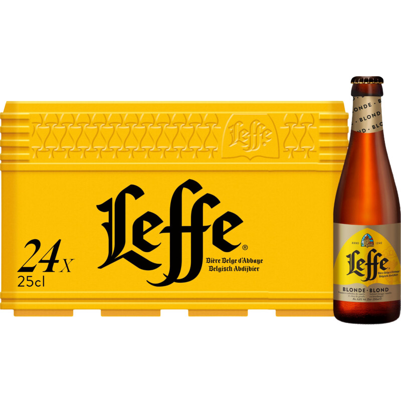 Leffe Blond abdijbier krat