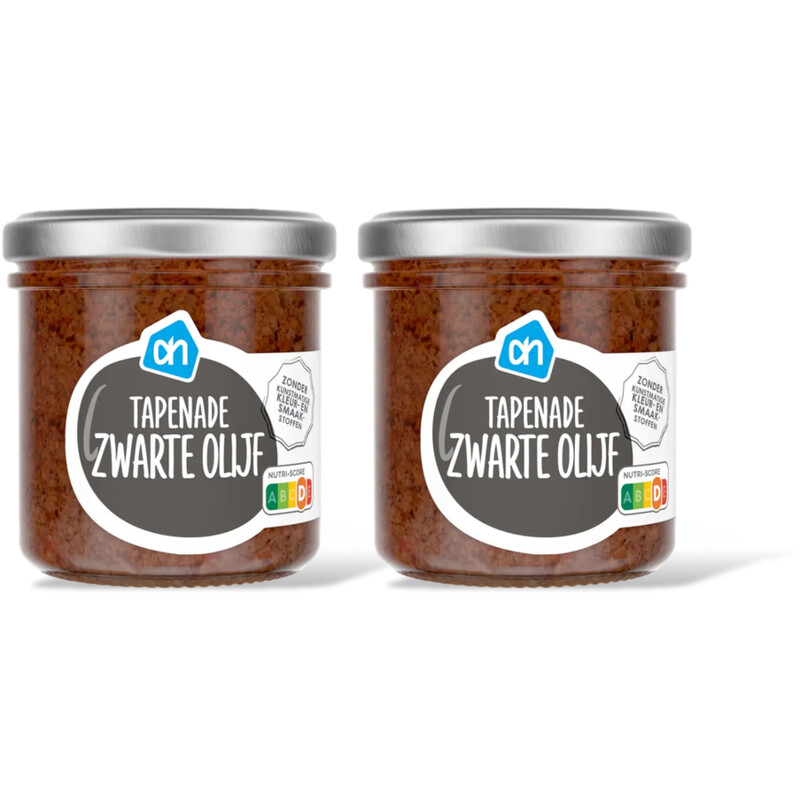 AH Tapenade zwarte olijf 2-pack