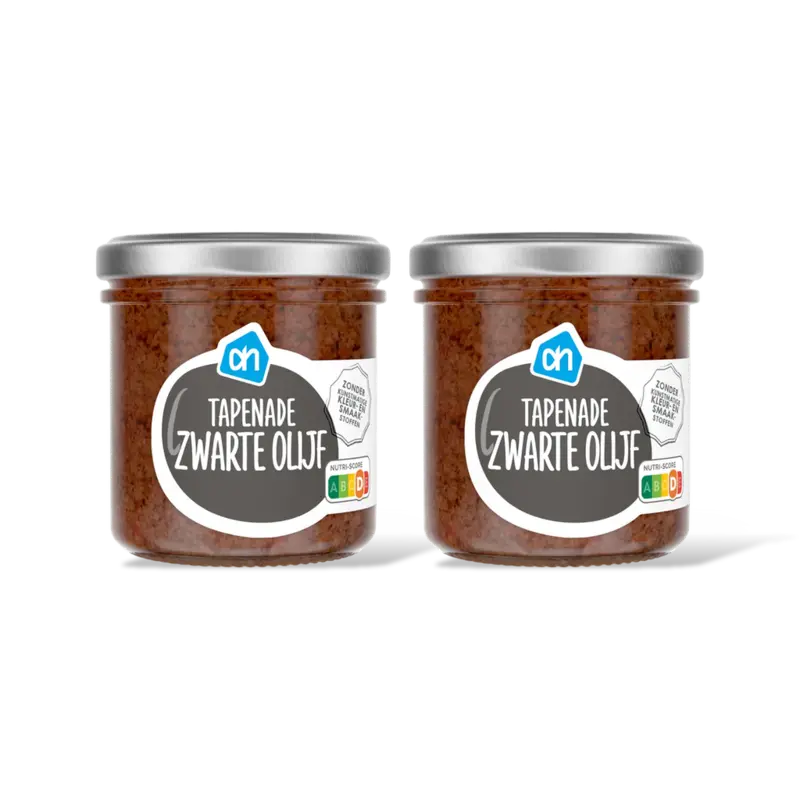 AH Tapenade zwarte olijf 2-pack