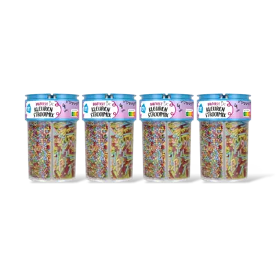 pdp-image-AH Bakfeest kleuren strooimix 4 vaks 4-pack