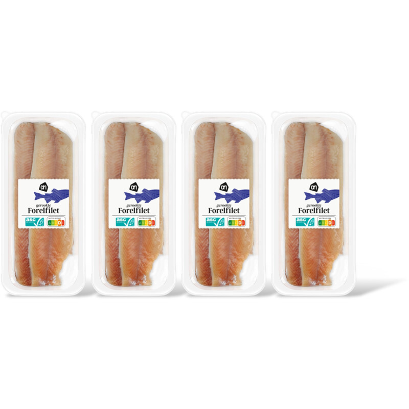 AH Gerookte forelfilet 4-pack