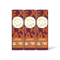 Delicata Reep extra pure chocolade 70% 3-pack