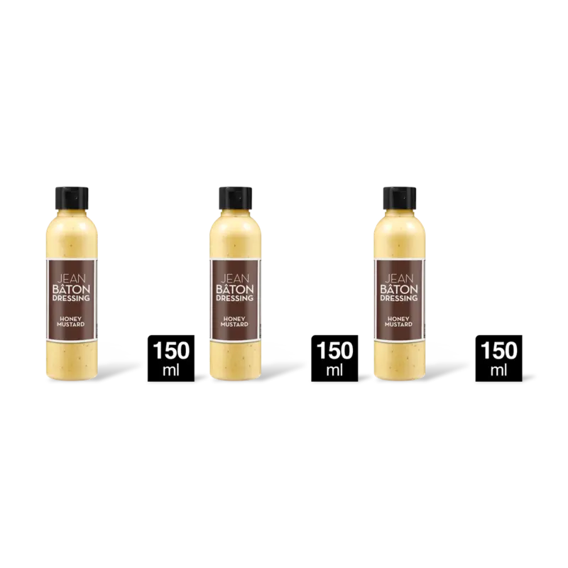Jean Bâton Dressing honey mustard 3-pack