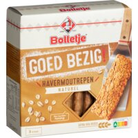 Een afbeelding van Bolletje Goed bezig havermoutrepen naturel