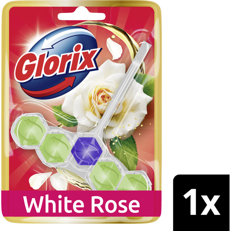 Een afbeelding van Glorix Aroma lux white rose & tea tree oil