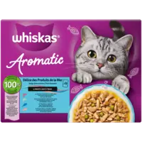 Whiskas Aromatic zalige zeevruchten in saus