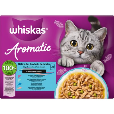 pdp-image-Whiskas Aromatic zalige zeevruchten in saus