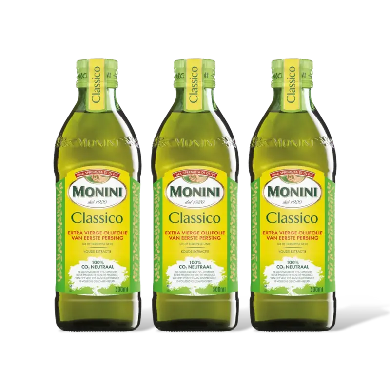 Monini Classico extra vierge olijfolie 3-pack