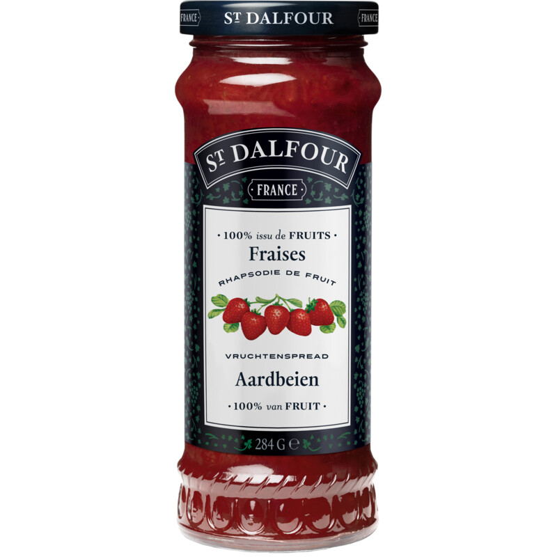 Een afbeelding van St. Dalfour Vruchtenspread Aardbei