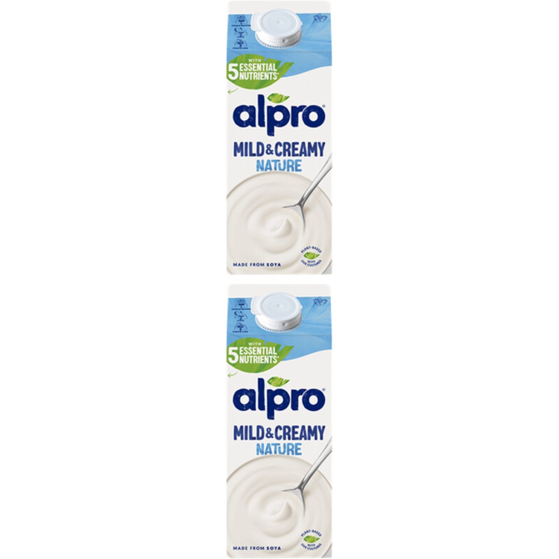 Een afbeelding van Alpro Mild & creamy naturel 2-pack