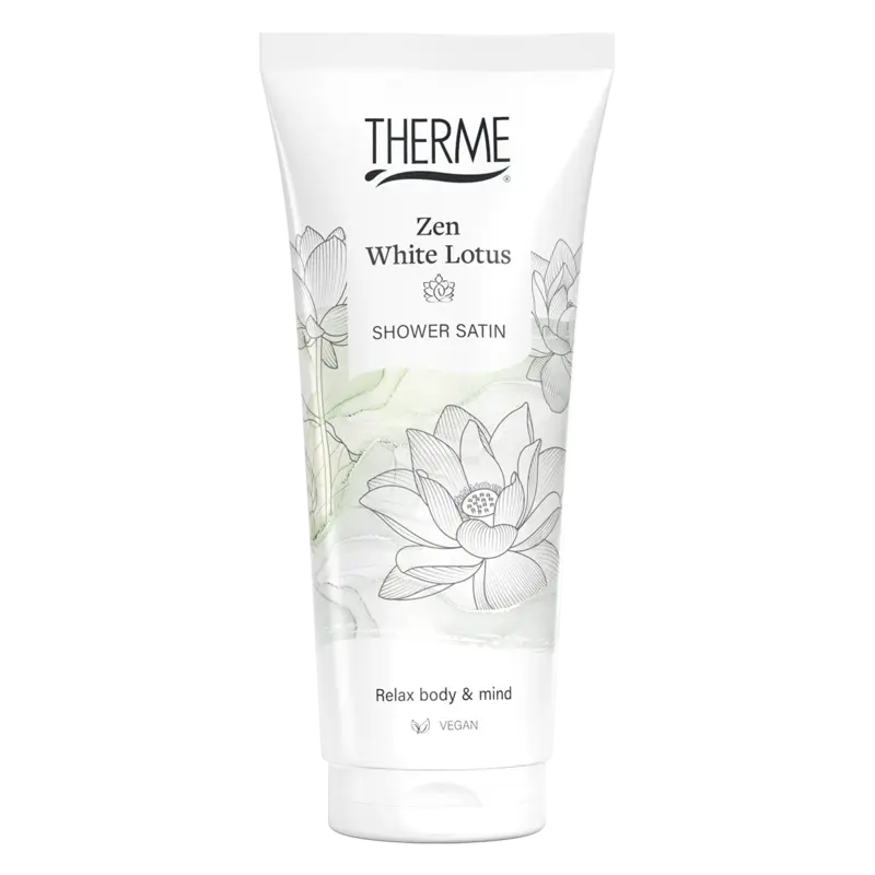Zen White Lotus Shower Satin