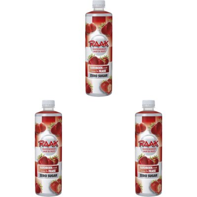 pdp-image-Raak Vruchtensiroop aardbeien zero 3-pack