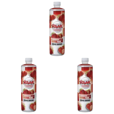 pdp-image-Raak Vruchtensiroop aardbeien zero 3-pack