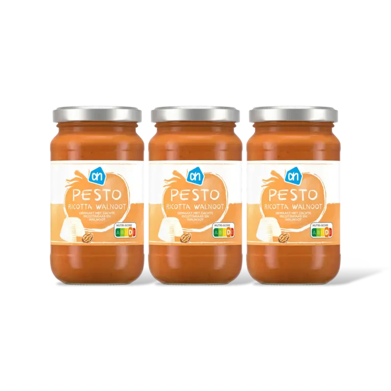 Pesto ricotta walnoot 3-pack