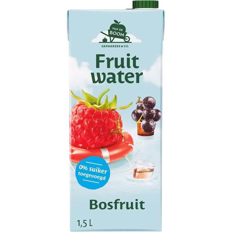 Een afbeelding van Van de Boom Fruit water bosfruit