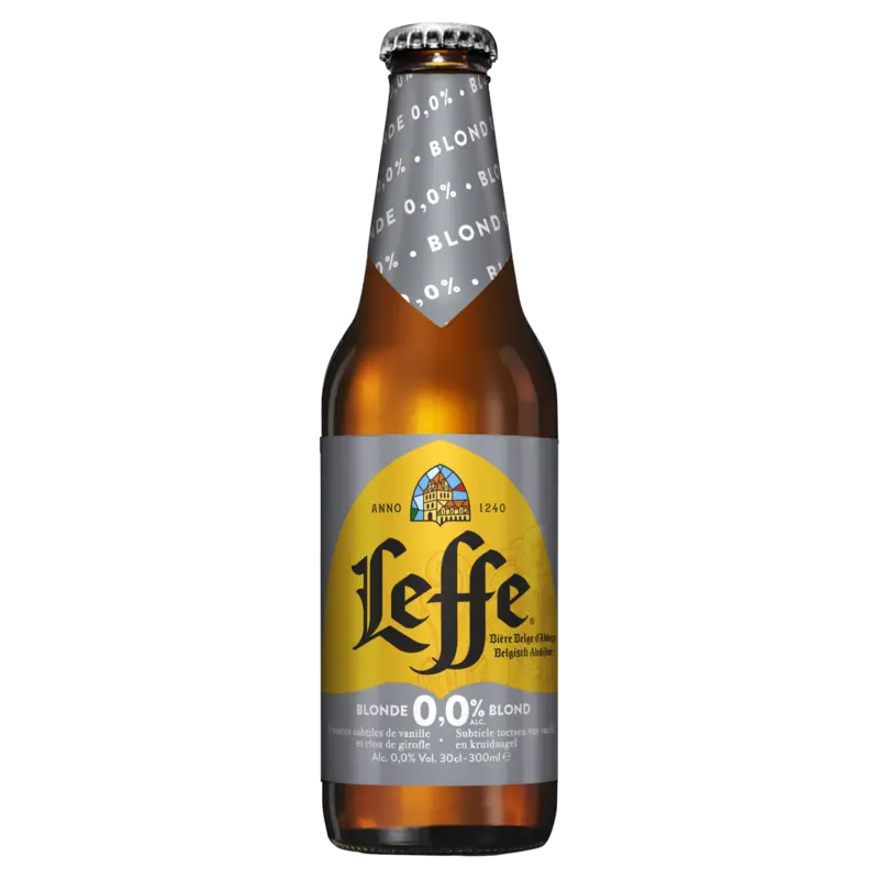 Blond Belgisch abdijbier 0.0%