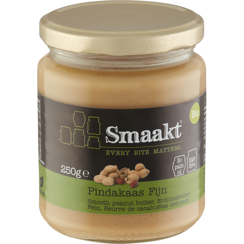 Een afbeelding van Smaakt Pindakaas fijn