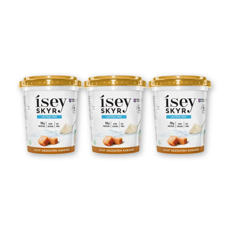 Isey Skyr licht gezouten caramel 3-pack
