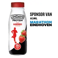 Lindahls protein milk aardbeismaak
