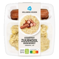AH Stamppot zuurkool rookworst