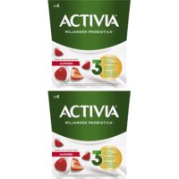 Activia Yoghurt aardbei 2-pack