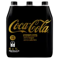 Coca-Cola Zero caffeine zero sugar 6-pack bel