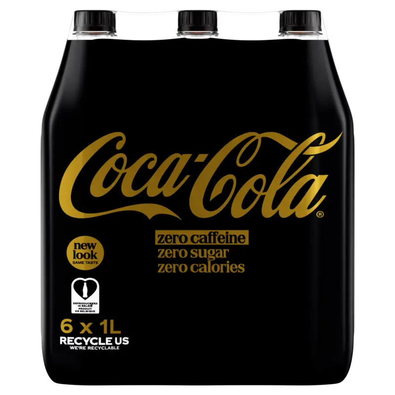 Coca-Cola Zero caffeine zero sugar 6-pack bel