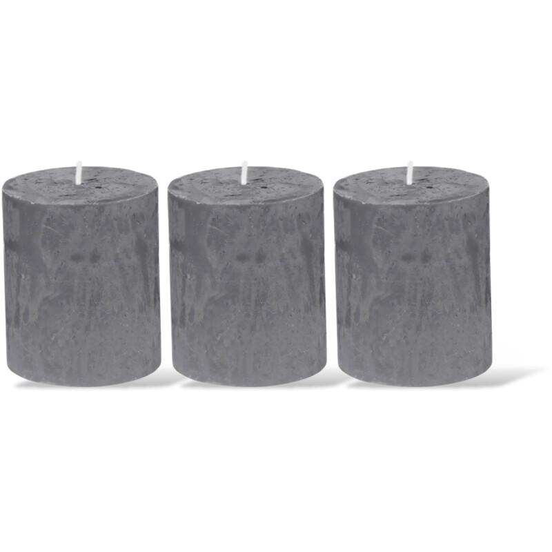 AH Rustiek 7x8cm antraciet 3-pack