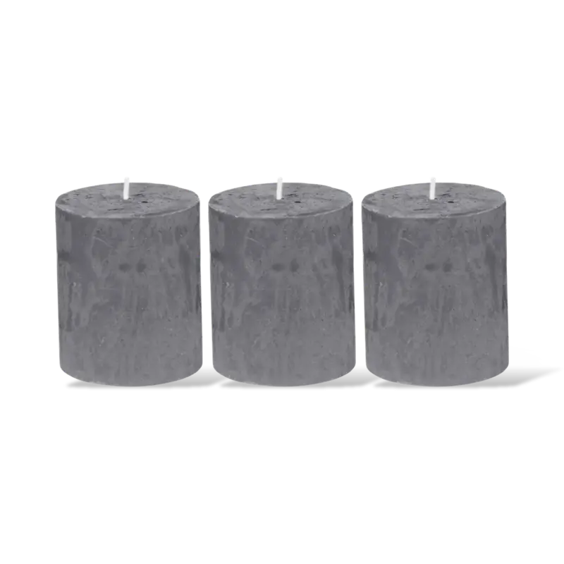 AH Rustiek 7x8cm antraciet 3-pack