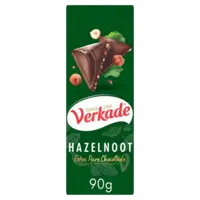 Verkade Hazelnoot extra pure chocoladereep