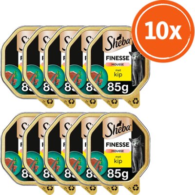 pdp-image-Sheba Kattenvoer Finesse- Mousse - Kip 10-pack