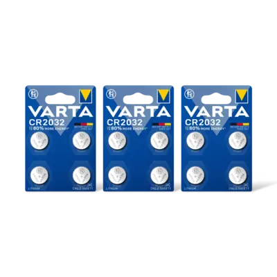 pdp-image-Varta Knoopcelbatterij lithium CR2032 3-pack2