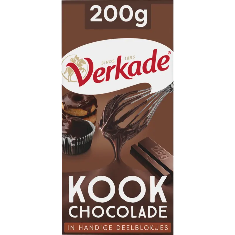 Verkade Kookchocolade 74% cacao