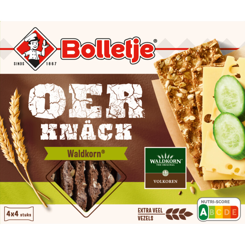 Een afbeelding van Bolletje Oerknack Waldkorn