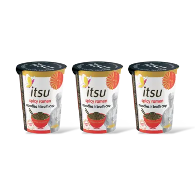 pdp-image-Itsu Spicy ramen noodles & broth cup 3-pack