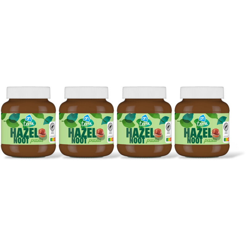AH Terra Plantaardig hazelnootpasta 4-pack