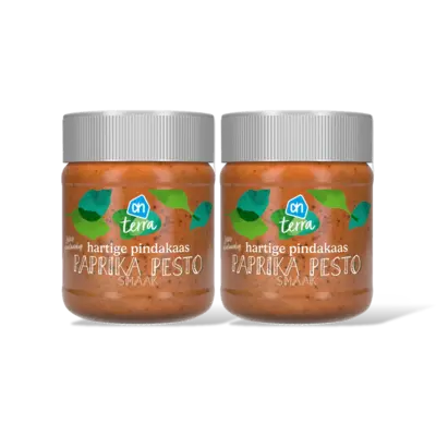 pdp-image-AH Terra Hartige pindakaas paprika-pesto 2-pack