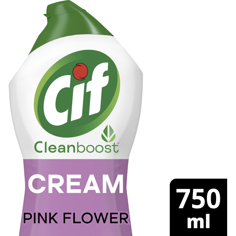 Cif Cream pink flower