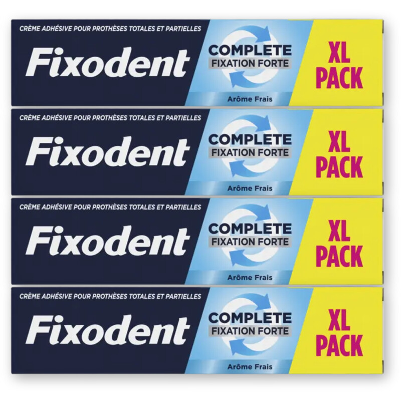 Fixodent Kleefpasta complete XL pack 4-pack