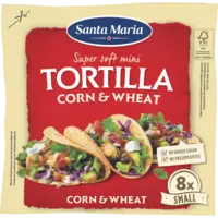Santa Maria Tortilla wraps corn & wheat 8x small