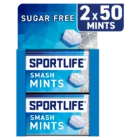 Sportlife Smashmint sugar free mints 2-pack