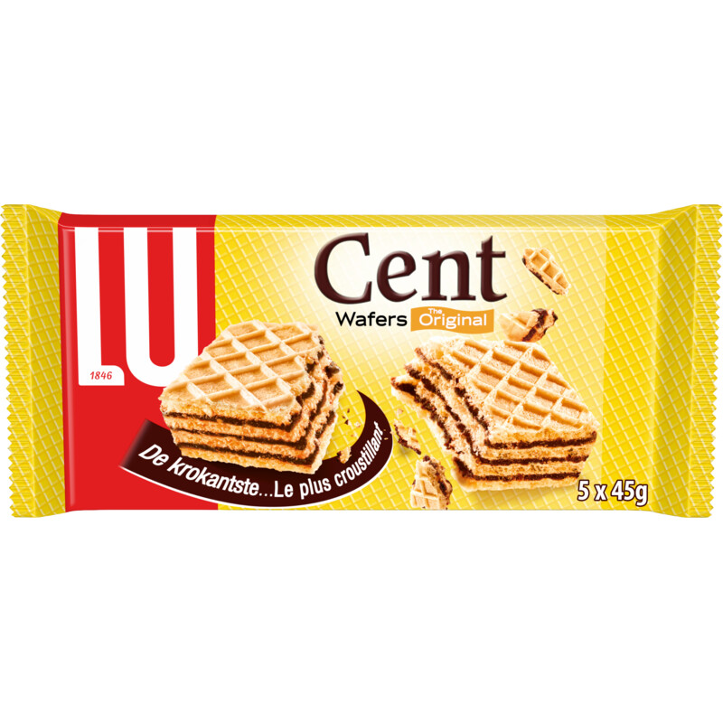 Een afbeelding van LU Cent wafels bel