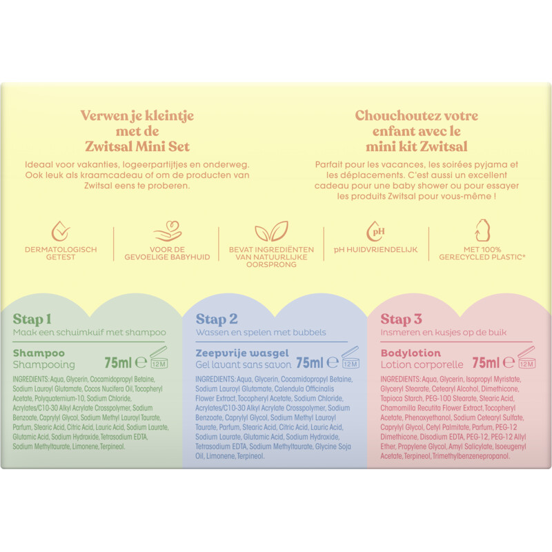 Een afbeelding van Zwitsal Baby & kids mini set