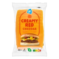 AH Creamy red cheddar 48+ plakken