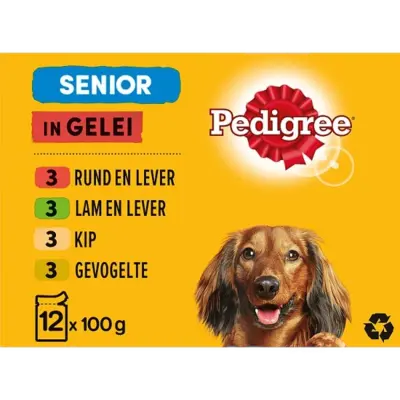 pdp-image-Pedigree Senior maaltijdzakjes in gelei multipack