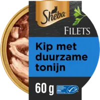 Sheba Filets kip met duurzame tonijn